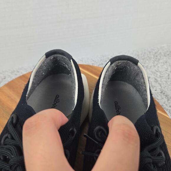 Allbirds Mens 9 Tree Dasher II 2 TD2 Black White Athletic Gym Daily Running Shoe - Picture 11 of 13